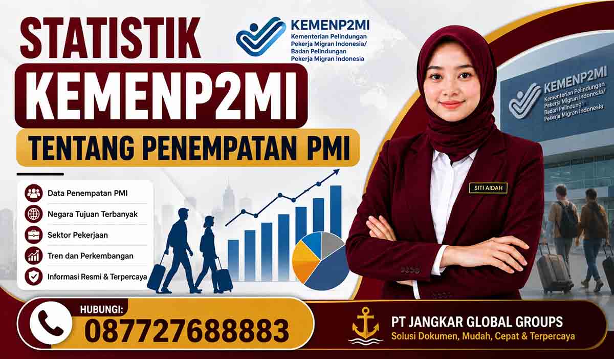Statistik KemenP2MI tentang Penempatan PMI