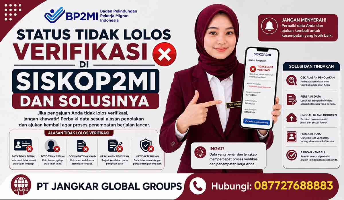 Status Tidak Lolos Verifikasi di SISKOP2MI dan Solusinya