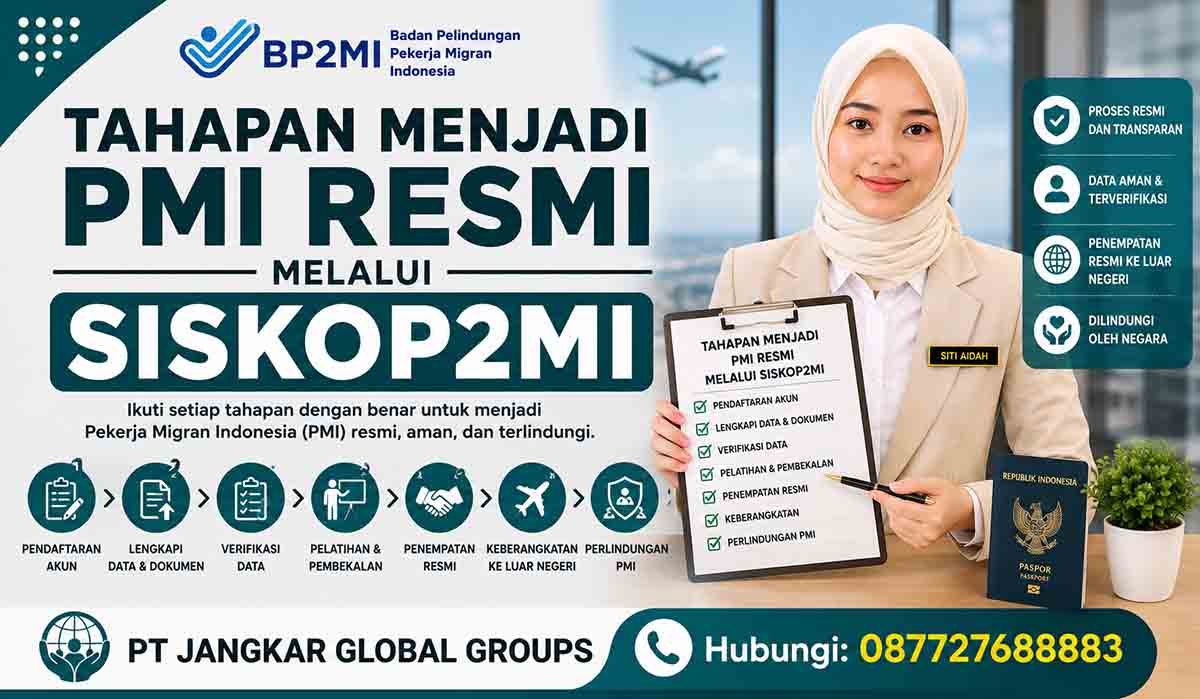 Tahapan Menjadi PMI Resmi melalui SISKOP2MI