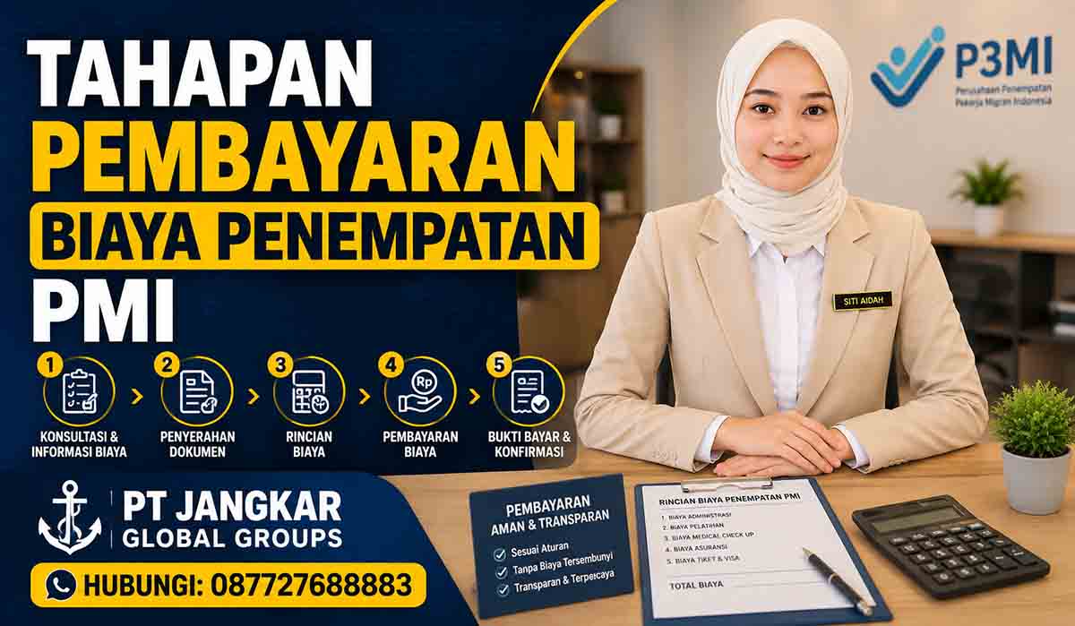 Tahapan Pembayaran Biaya Penempatan PMI
