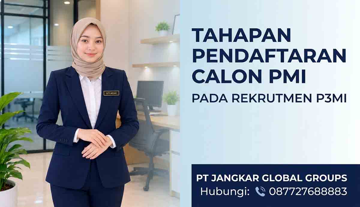 Tahapan Pendaftaran Calon PMI pada Rekrutmen P3MI