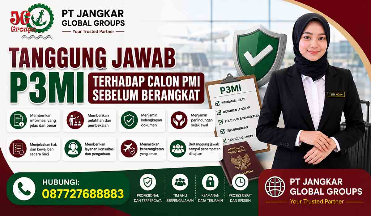 Tanggung Jawab P3MI terhadap Calon PMI Sebelum Berangkat