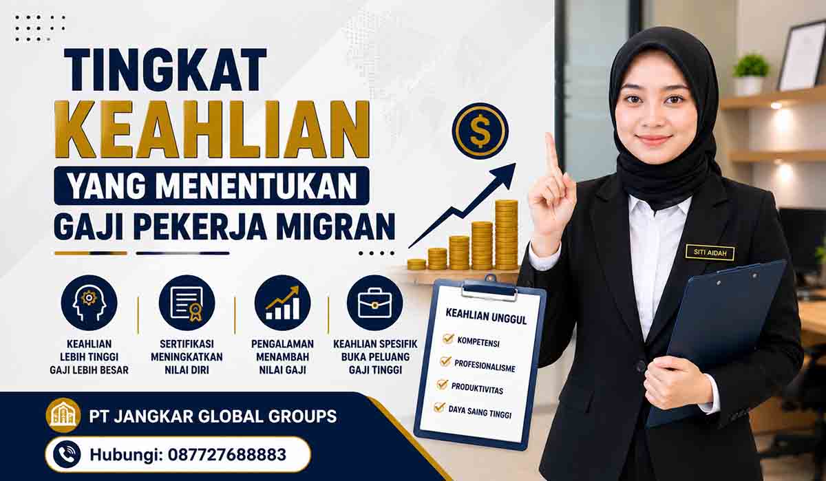 Tingkat Keahlian yang Menentukan Gaji Pekerja Migran