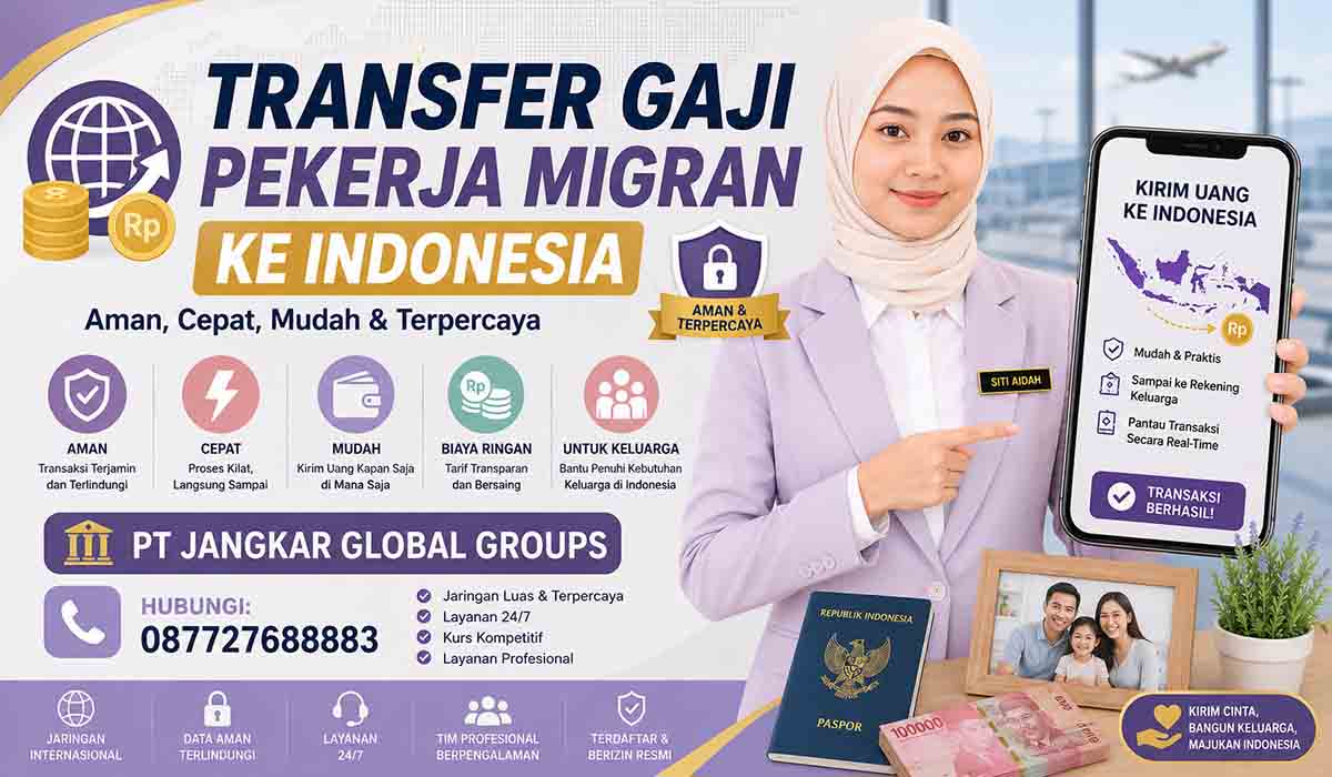 Transfer Gaji Pekerja Migran ke Indonesia