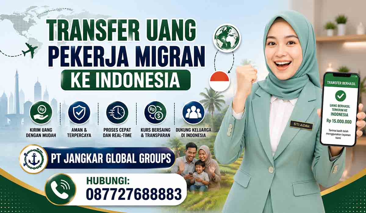 Transfer Uang Pekerja Migran ke Indonesia