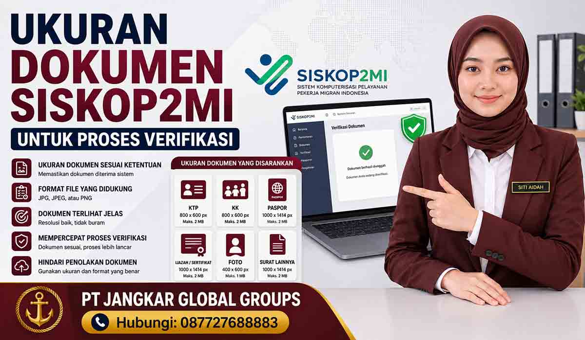 Ukuran Dokumen SISKOP2MI untuk Proses Verifikasi