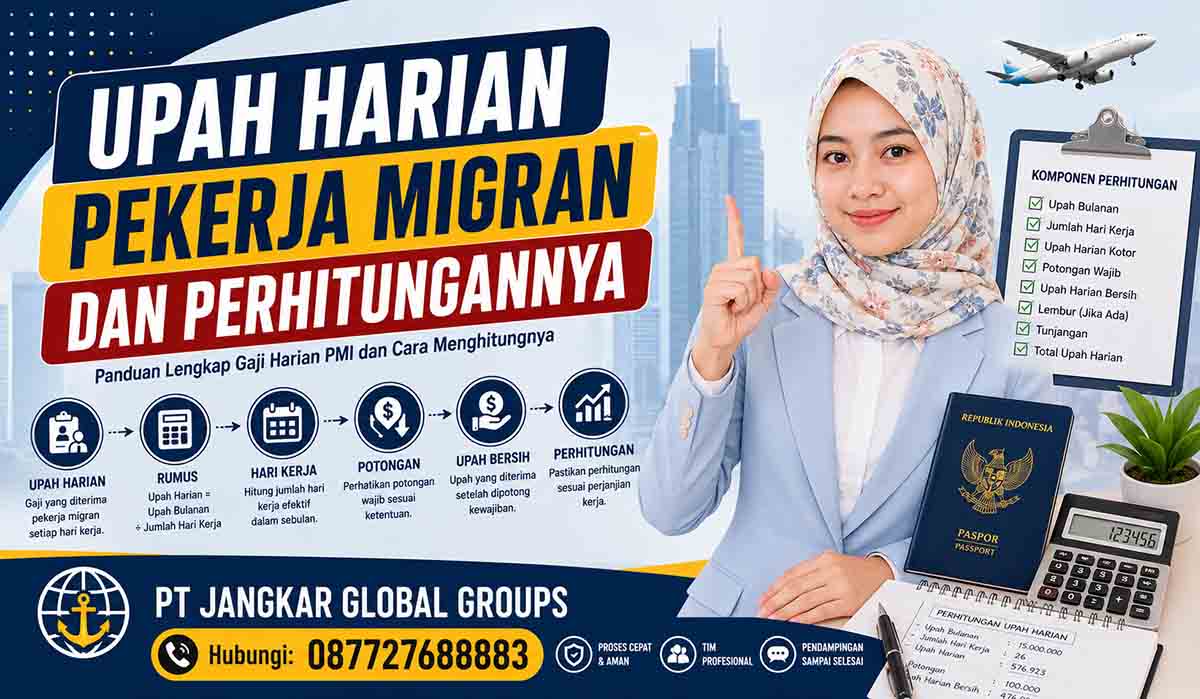 Upah Harian Pekerja Migran dan Perhitungannya