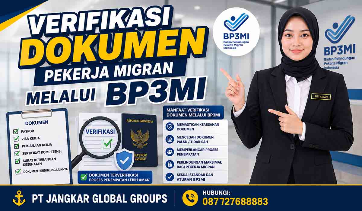 Verifikasi Dokumen Pekerja Migran melalui BP3MI