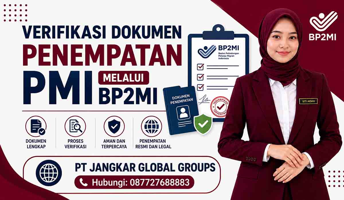 Verifikasi Dokumen Penempatan PMI melalui BP2MI