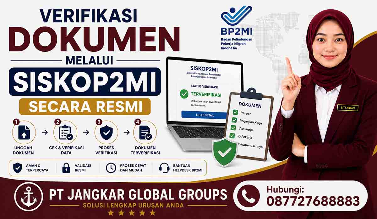 Verifikasi Dokumen melalui SISKOP2MI Secara Resmi