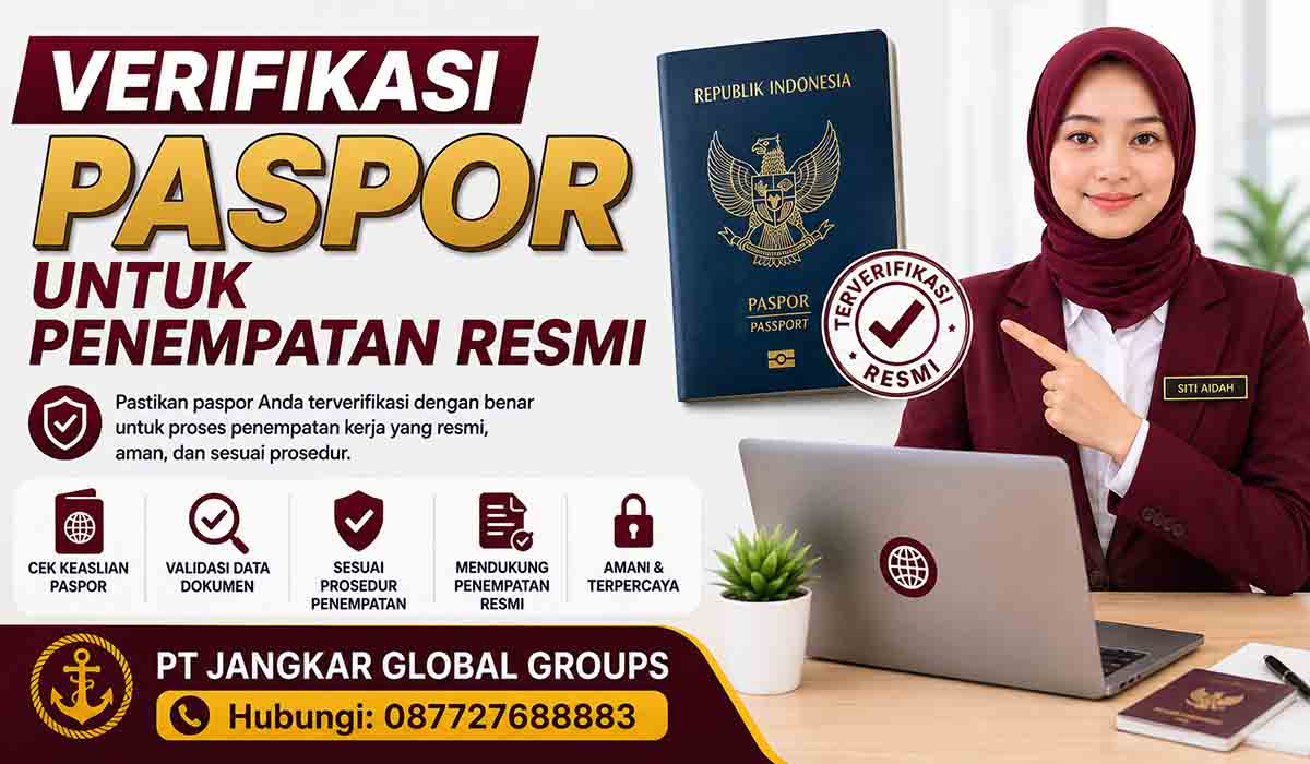 Verifikasi Paspor untuk Penempatan Resmi