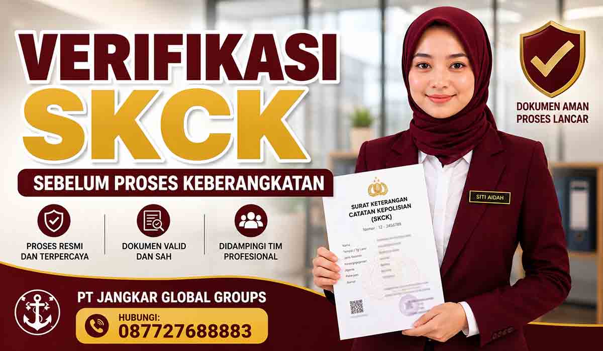 Verifikasi SKCK Sebelum Proses Keberangkatan