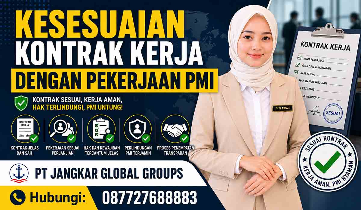 Kesesuaian Kontrak Kerja dengan Pekerjaan PMI