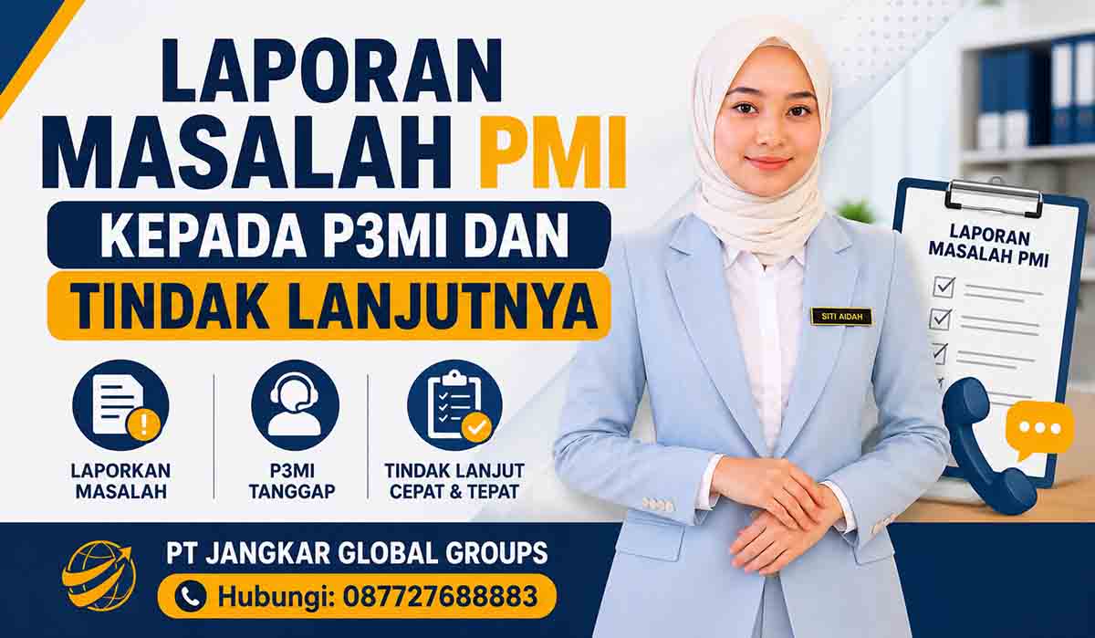 Laporan Masalah PMI kepada P3MI dan Tindak Lanjutnya