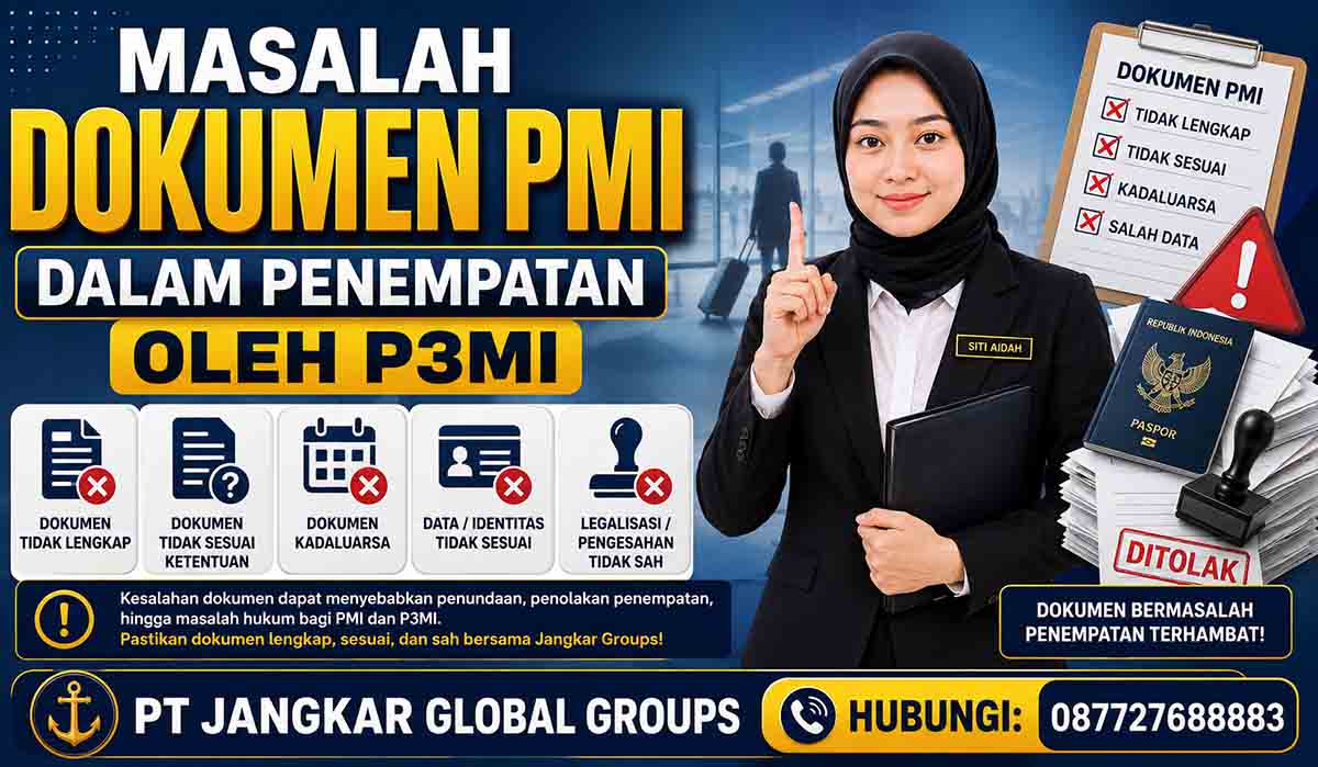 Masalah Dokumen PMI dalam Penempatan oleh P3MI