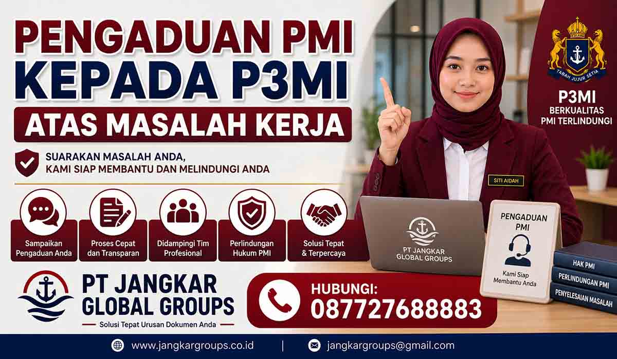 Pengaduan PMI kepada P3MI atas Masalah Kerja