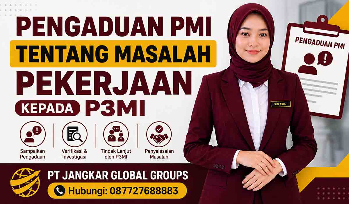 Pengaduan PMI tentang Masalah Pekerjaan kepada P3MI