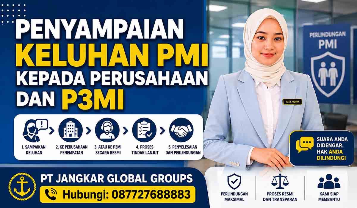 Penyampaian Keluhan PMI kepada Perusahaan dan P3MI