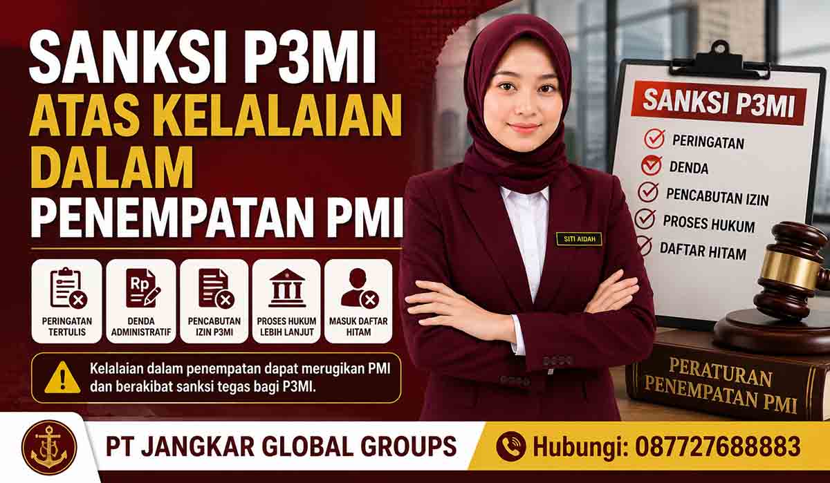 Sanksi P3MI atas Kelalaian dalam Penempatan PMI
