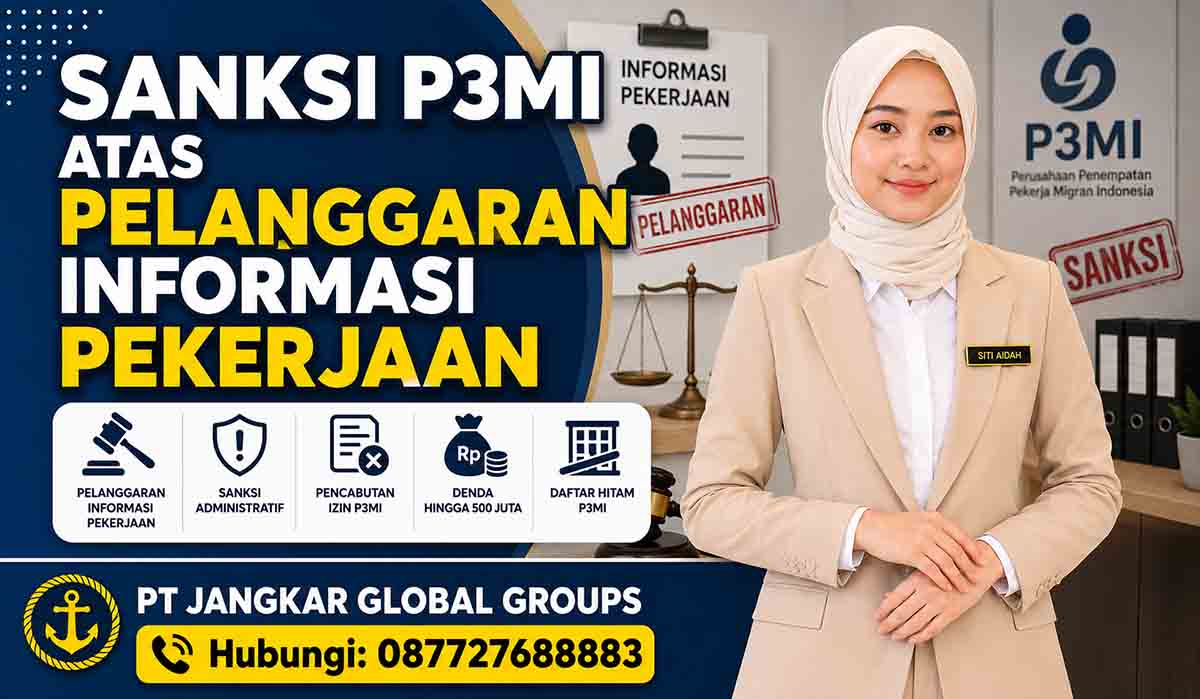 Sanksi P3MI atas Pelanggaran Informasi Pekerjaan