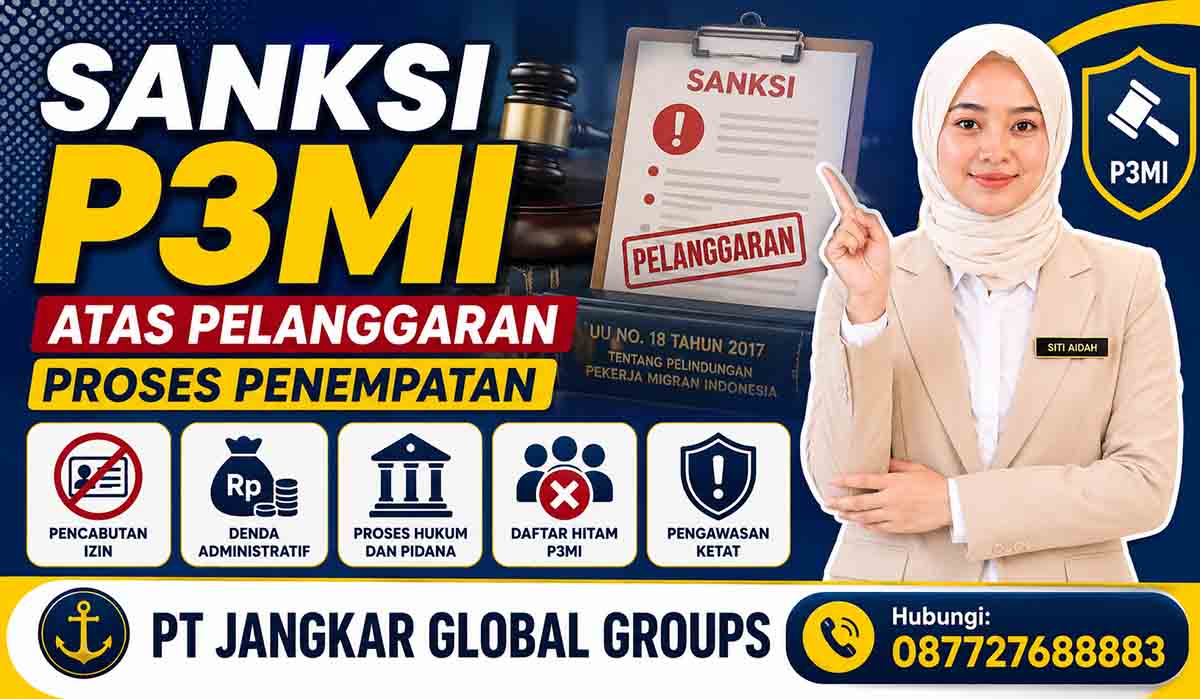 Sanksi P3MI atas Pelanggaran Proses Penempatan
