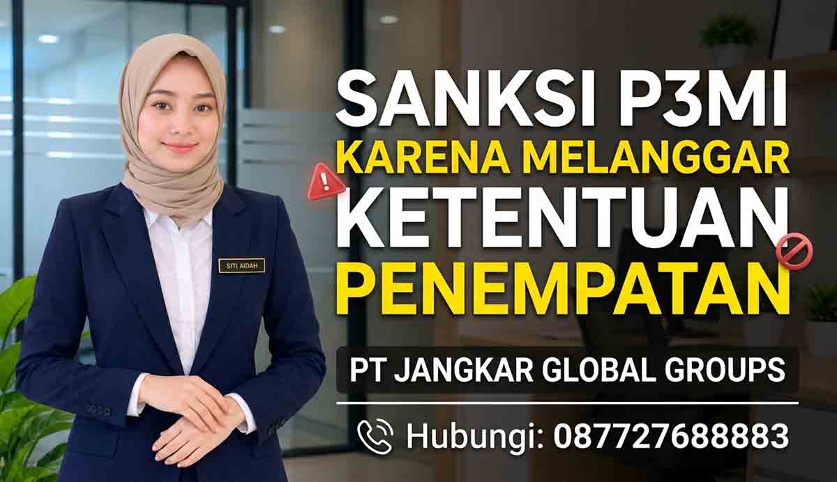 Sanksi P3MI karena Melanggar Ketentuan Penempatan