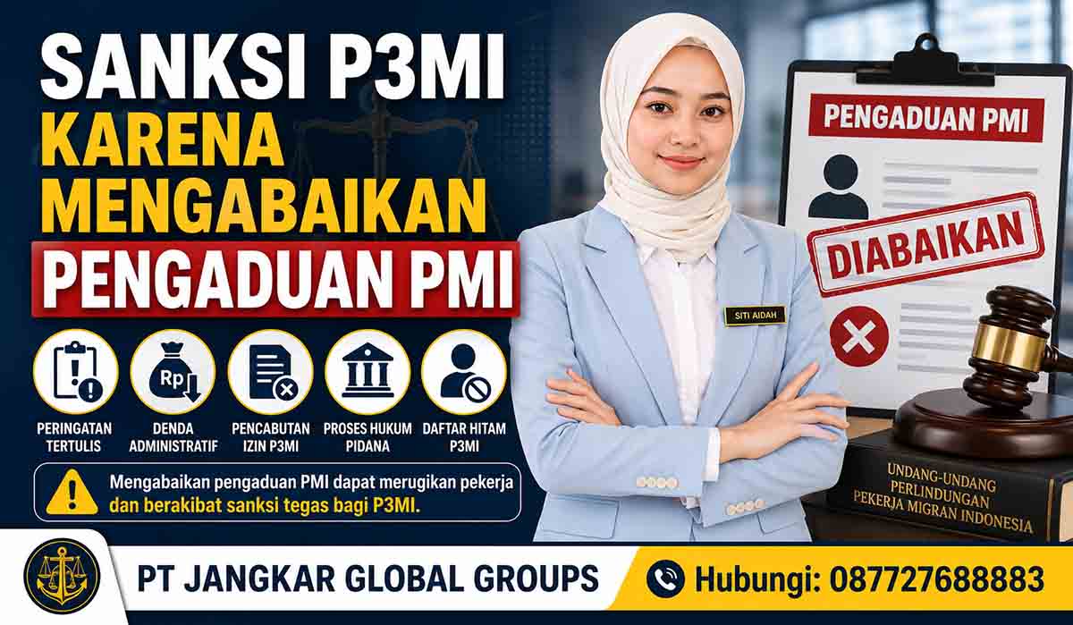 Sanksi P3MI karena Mengabaikan Pengaduan PMI